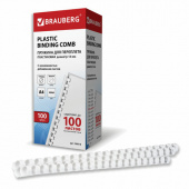 Пружины d14 BRAUBERG, белые, 100шт/упак, 530918