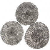 Мочалка для посуды OfficeClean, металлическая 9*3см, 3шт/упаковка, спираль