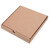 Коробка для пиццы бурая 330×330×45 мм, 50 шт/упак