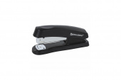 Степлер BRAUBERG №24/6, 26/6 "Standard+", до 30л, черный, 228608