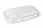 Ланч-бокс СпК-230, 2-секции, 950мл, КРЫШКА, 50шт/упак /6/ прозрачный