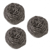 Мочалка для посуды метал. "RiKi", 3 шт/упак