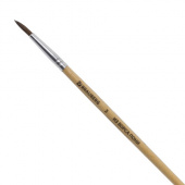 Кисть пони №3 BRAUBERG, круглая, 200189