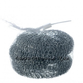 Мочалка для посуды метал. в сетке 13г, 3шт/упак, 62180