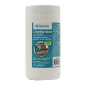 Салфетки чистящие DEFENDER для мониторов, 100шт/туба, 511788/ 170043