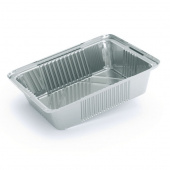 Форма алюминиевая прямоугольная 255 мл, 100 шт/упак