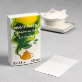 Фильтр-пакеты для Чая, Кофе и Трав, 8,5*13,5см, 100шт/упак /4/