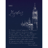 Тетрадь - блокнот 80л. А5, клетка (5 цветов), HATBER "Лондон", 113453