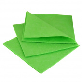 Салфетка из вискозы зеленая без упаковки, 30х38 см, 80 г/м2