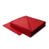 Салфетки LIME 33*33см 2сл, 125л, красные /16/ 740700