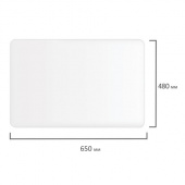 Коврик-подкладка для письма, 48*65см, прозрачный, STAFF, 237089