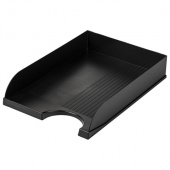 Лоток горизонтальный BRAUBERG "Standard", черный, 350*253*65мм, 237947