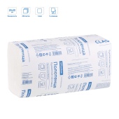 Полотенца листовые (Н3) OfficeClean V-укл., белые, 1-сл., 250л /15/ 279669