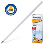 Стержень масляный 139мм, синий, BRAUBERG "Olive", линия письма 0,35мм, 170203