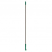 Ручка алюминиевая 150см Haccper для щеток и сгонов, с резьбой, зеленая, 1060100 /18/