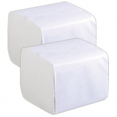 Салфетки д/диспенсера LIME 2-сл, 17*22см, белые, 200шт/пач, 170200