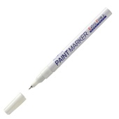 Маркер-краска 1мм, белая, MunHwa "Extra Fine Paint Marker", нитро-основа, 260030