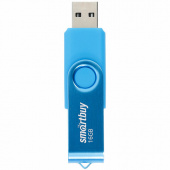 Флеш-диск 16 GB Smart Buy "Twist", USB 2.0, синий, 513906
