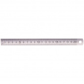 Линейка 20см ArtSpace, стальная, ПВХ чехол, 162028