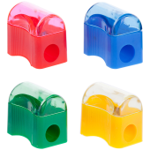 Точилка ArtSpace 1 отверстие "Сундучок" с накопителем, пластиковая, ассорти, 186689