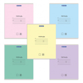 Тетрадь 18л. А5, линейка, BRAUBERG "Классическая", ассорти, 105700