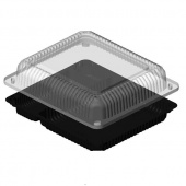 Контейнер для суши ПК-1110 ДНО 4 секции, малый /1080/