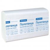 Полотенца листовые (Н2) OfficeClean., Z-укл., 1-сл., 190л, белые /28/ 361852