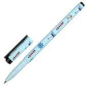 Ручка шариковая BRAUBERG SOFT TOUCH GRIP "NAVY", СИНЯЯ, (КЮО)