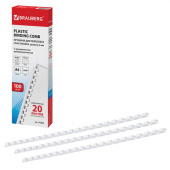 Пружины d06 BRAUBERG, белые, 100шт/упак, 530808