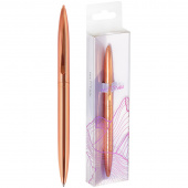 Ручка шариковая автоматическая MESHU "Rose gold" синяя, 1,0мм (КЮО)