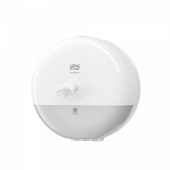 Диспенсер для туалетной бумаги с ЦВ Tork SmartOne mini, Т9, белый, 681000