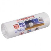 Мусорный мешок 35л ПНД ЛАЙМА, белый