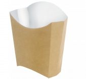 Коробка д/картофеля фри 120г (М) 50шт/упак, крафт /10/ ЭкЛ