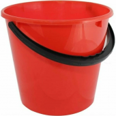 Ведро  5л пластик, красное, Пл /20/	