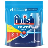 Таблетки для посудомоечных машин "Finish Power", 70 шт/упак