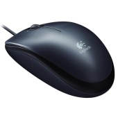 Мышь проводная LOGITECH M90, USB, 2 кнопки + 1 колесо-кнопка, оптическая, черная, 511225