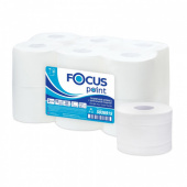Туалетная бумага рулонная (Т9) FOCUS Point 2-сл., 170м, 686 л /12/ белая, 5036915 /15/
