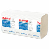 Полотенца листовые (Н3) LAIMA ECON., V-укл., 1-сл., 200л, белые /20/ 115234