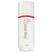 Флеш-диск 32 GB Smart Buy "Crown", USB 2.0, белый, 512185