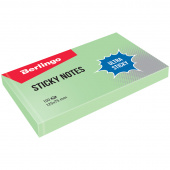 Бумага для заметок Berlingo "Ultra Sticky" 125*75мм, 100л, пастель зеленый, 270281
