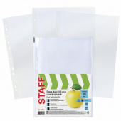 Мультифора А4, 30мкм, STAFF "Basic", 100шт/упак, глянец, 224917