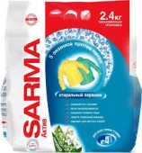 Порошок стиральный, универсал, 2,4кг, Сарма (SARMA) "Актив" /6/ д/всех видов стирки