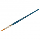 Кисть синтетика № 8 ГАММА "Галерея", круглая, короткая ручка, 300007