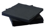 Салфетки LIME 33*33см 2сл, 125л, черный /16/ 740150