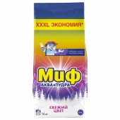 Порошок стиральный "Свежий цвет" "Миф", 15 кг