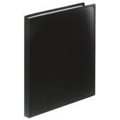 Папка 30 вкладышей STAFF, черная, 0,5мм, 225697