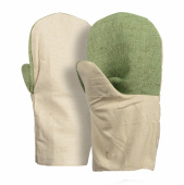 Рукавицы с брезентовым наладонником ХБ