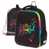 Ранец Berlingo "So beautiful", 36*27*14см, 2 отд., 2 кармана, анатом. спинка + мешок д/обуви, 349774
