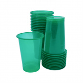 Стакан зеленый "Стандарт", 200 мл, 100 шт/упак