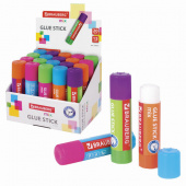 Клей-карандаш 15г, BRAUBERG MIX, PVP основа, 229072